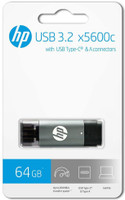 HP HPFDX5600C 64 GB OTG Drive(Grey, Type A to Type C)
