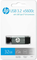 HP HPFDX5600C 32 OTG Drive(Grey, Type A to Type C)