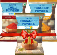 Classic Coriander/Dhaniya, Chilli, Turmeric Powder by Flipkart Grocery(3 x 200 g)