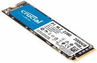 Crucial P1 M.2 NVMe 2 TB Desktop, Laptop, Servers Internal Solid State Drive (SSD) (CT2000P1SSD8)(Interface: M.2, Form Factor: M.2)