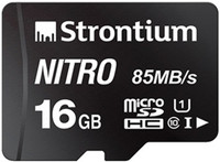 Strontium SRN16GTFU1QR Nitro 16 GB SDHC Class 10 85 Mbps  Memory Card Compatible with Computer, Camera, Tablet, Mobile