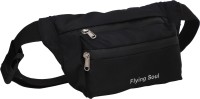 Flying Soul water-resistant waist pouch for hiking climbing running travel waist bag(Black)