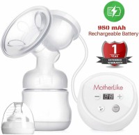 MotherLike Electric Breast Pump Automatic for Feeding Mothers, Rechargeable, 18 Gears  - Electric(White)