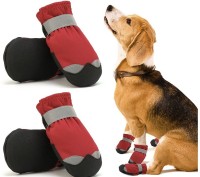 KUTKUT Shoes for Dog(Red)