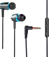 PEarl Entities PREGET Wired Headset(Blue, Black, In the Ear)