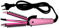 Moonlight 8890 LIGHT WEIGHT HAIR STRAIGHTENER FOR BOYS & GIRLS ( 3 IN 1, NHC-8890 ) Hair Straightener(Pink)