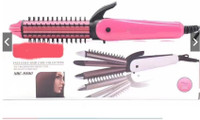 Moonlight youthfull 2 in 1 BEST QUALITY HAIR CRIMPER AND HAIR CURLER STRAIGHTENER FOR GIRLS(NHC-8890) Hair Straightener(Pink)