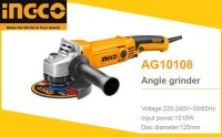INGCO Angle Grinder 125mm/ 5 inch 1010 W with 12000 RPM for Metal and Stone cutting industrial Angle Grinder(125 mm Wheel Diameter)