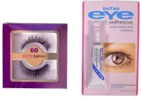 UniTale New Premium Quality Natural Thick Long Eyelash Daily Use False Reusable Eyelash Extension With 1 Super strong Waterproof Eyelash Glue(Pack of 1)