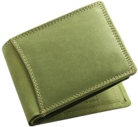Tree Wood Men Casual, Formal, Trendy Green Genuine Leather Wallet(9 Card Slots)