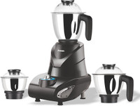 jusal Jiyo 3.0 JUJO850 850 Mixer Grinder (3 Jars, Mettalic Black , steel)