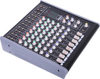 AUDIO ZONE Stranger SM-800E Audio Mixer (8 Channel) Analog Sound Mixer