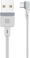Portronics Konnect L POR-1403 3 A 1.2 m USB Type C Cable(Compatible with All Phones With Type C port, White, One Cable)
