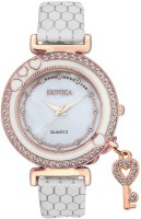 Exotica Fashions EFL-500-ROSE-GOLD-WHITE Casual Analog Watch For Unisex