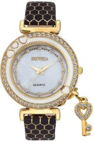 Exotica Fashions EFL-500-GOLD-BLACK Casual Analog Watch For Unisex