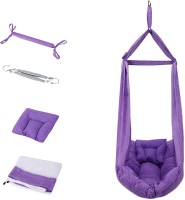 Be 1st Infant baby swing cradle with mosquito net, spring and pillow(Purple)
