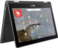 (Refurbished) ASUS Chromebook Flip Celeron Dual Core - (4 GB/64 GB EMMC Storage/Chrome) C214MA-BU0452 Chromebook(11.6 inch, Dark Grey, 1.20 Kg)