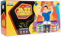 avis Jazz Drum Set junior .A perfect musical drum set for kids(Multicolor)