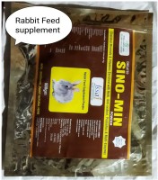 Herbal Sinovet India Sino-Min Rabbit Feed Supplement powder for weight, fertility, Milk production Pet Health Supplements(0.5 kg)