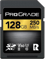 ProGrade Digital SDXC V60 UHS-II 128 GB SDXC Class 10 250 MB/s  Memory Card