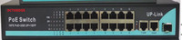 QM OCTOEDGE QM- PoE1621 Network Switch(Black)