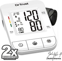 Dr. Trust (USA) Fully Automatic i-Check Digital Blood Pressure Checking Machine with MDI Technology Bp Monitor(White)