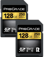 ProGrade Digital SDXC V60 UHS-II 128 GB SDXC Class 10 250 MB/s  Memory Card
