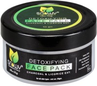 SNOWY COSMECEUTICALS Detoxifying Face Pack Charcoal & Licorice Ext For Skin brightening Tan Remover Face Wash(50 g)