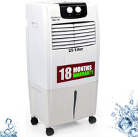 BlueBerry's 25 L Room/Personal Air Cooler(White, 25 Liter Air Cooler Fan3 Speed Control, Low Power Consumption, Cools with Water(White))