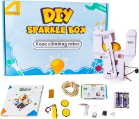 Sparklebox Rope Climbing Robot Kit | Ideal Gift for Kids of Age 9 Years and Above | Fun Learning | DIY Toy | Educational STEM Toy for Boys & Girls(Multicolor)