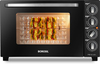BOROSIL 60-Litre BOTG60CRS16 Oven Toaster Grill (OTG)(Black)