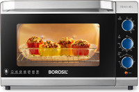 BOROSIL 48-Litre Oven Toaster Grill (OTG)(BOTG48CRS15, Black, Silver)