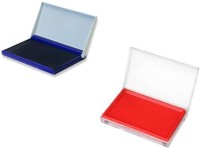 RetailPick Stamp Pad Pack of 2 RED + BLUE(Set Of 2, Blue, Red)