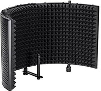 MONOPRICE Microphone Isolation Shield Power Sharing Cable(Black)