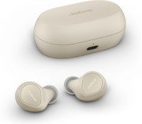 Jabra Elite 7 Pro with Adjustable Active Noise Cancellation & MultiSensor Voice Bluetooth Headset(Gold Beige, True Wireless)