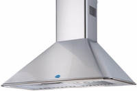 Glen CH6057X60X750BFLTW Wall Mounted Chimney(Silver 1000 CMH)