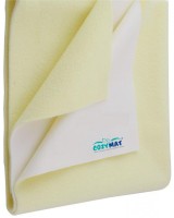 COZYMAT Cotton Baby Bed Protecting Mat(Yellow (Medium 70cm x 100cm), Medium)