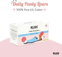 PLUSH Daily Cotton Panty Liners Pantyliner(Pack of 2)