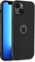 MobiSpiff Back Cover for iPhone 13(Black, Camera Bump Protector, Silicon)