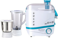Singer Dorina Plus 500 Juicer Mixer Grinder (2 Jars, White, Blue)