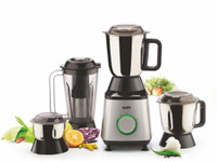 Glen Mixer Grinder 750 Watt with 3 Stainless Steel Jars & 1 Transparent Jar with Fruit Filter(4030 MG Plus) Mixer Grinder Coupler