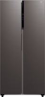 View Midea 482 L Frost Free Side by Side Refrigerator(Black, MDRS619FGG28IND)  Price Online