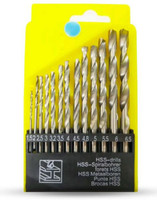 Sauran 13 Pcs Drill Bit Set For Hole in Iron, Steel, Wood, Aluminium etc