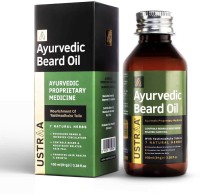 USTRAA Ayurvedic Beard Oil - 100ml| Beard Growth Oil For Men| With Yastimadhuka Taila & 7 Natural Herbs|Best Ayurvedic Beard Oil for Patchy Beard Hair Oil(100 ml)
