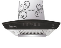 Ventair Orchid Auto Clean Wall Mounted Chimney(Steel 1400 CMH)
