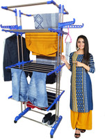 TNC by TNC Steel, Plastic, Aluminium Floor Cloth Dryer Stand T-CDS-3TIER-JB2SS-JUMBO-0193(3 Tier)