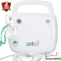 entair JK 15 Respiratory Steam Portable Mesh Nebulizer Machine for Baby Adults Kids & Sinus Asthma Inhaler Patients Nebulizer Nebulizer(White)
