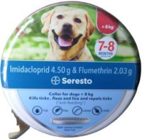 Bayer Seresto Flea and Tick Collar for Large Dogs, 8-Month Protection, Dog Anti-tick Collar(Large, Water Resistant)
