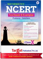 Class 10 CBSE Maths Exemplar & Texbook Solutions | NCERT Class X Mathematics Book With Problems & Solutions For Exam | Chapterwise & Subtopicwise Segregation Of Questions & Quick Review(Paperback, Content Team at Target Publications)