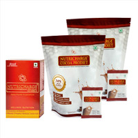 Nutricharge Cocoa ProDiet (15 Sachets x 2) and Man Tablets for Daily Health Supplements (1 Month Pack) Combo(Cocoa Prodiet (20g x 30 Sachets), Man (30 tablets))